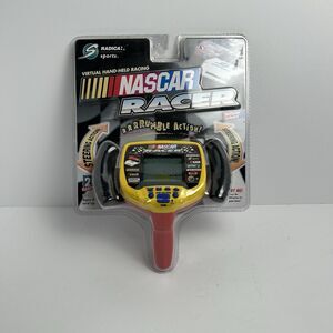 Vintage Radica 1998 Nascar Racer Electronic Car Racing Handheld Game New Read